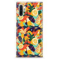 Samsung Galaxy Note 10 Plus Kılıf C Vitamini Arka Kapak Koruma Desenli Full Koruyucu