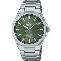 Casio EFR-S108D-3AVUDF Quartz Çelik Gri Yeşil Kadran Safir Cam 40 mm Erkek Kol Saati