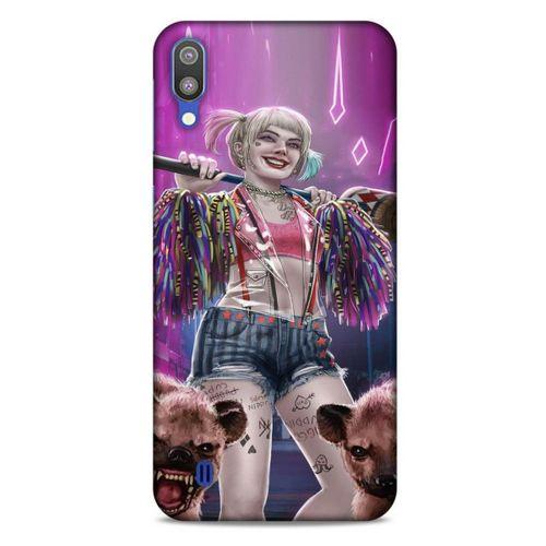 Samsung Galaxy M10 Uyumlu Kılıf Harley Quinn (35) Fit Design Kılıf Lavanta pembesi