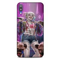 Samsung Galaxy M10 Uyumlu Kılıf Harley Quinn (35) Fit Design Kılıf Lavanta pembesi