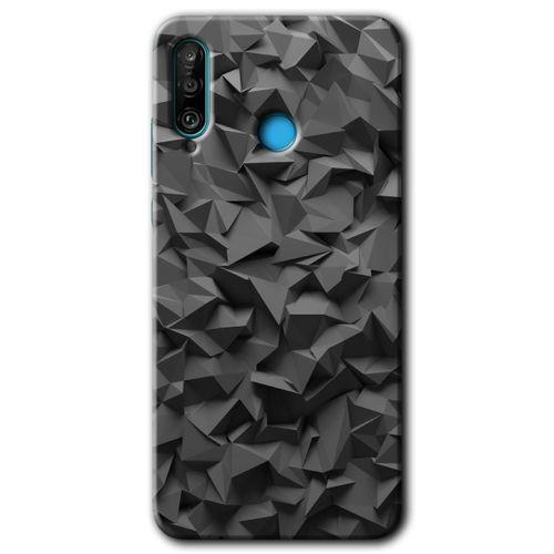 Huawei P30 Lite Kılıf Baskılı Kapak - Dark Broke +Tam Ekran Koruyucu