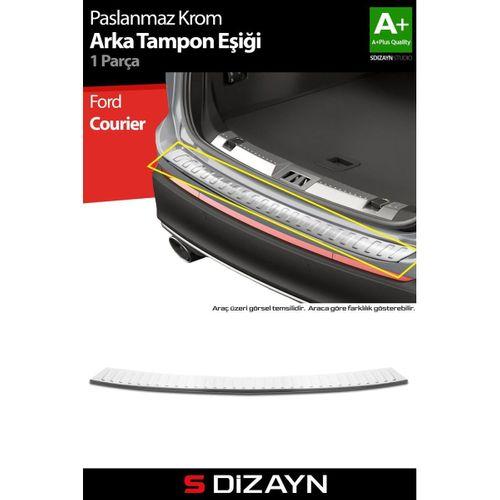 S-Dizayn Ford Courier Krom Arka Tampon Eşiği 2023 Üzeri A+ Kalite