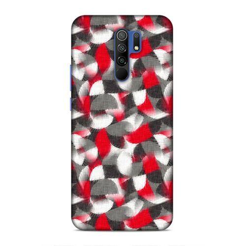 Xiaomi Redmi 9 Uyumlu Kılıf Romans (38) Neo Hybrid Kılıf Kırmızı Gri