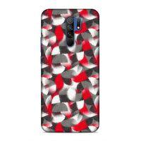 Xiaomi Redmi 9 Uyumlu Kılıf Romans (38) Neo Hybrid Kılıf Kırmızı Gri