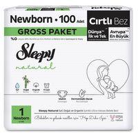 Sleepy Sleepy Natural Bebek Bezi Gross Paket 1 Beden 2-5 Kg 100 Adet