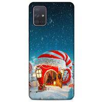 Samsung Galaxy A71 Kılıf Snowix (1) Kılıfı Kırmızı Beyaz