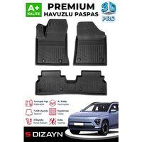 S-Dizayn Hyundai Kona Elektrikli 3D Pro Havuzlu Paspas 2024 Üzeri A+ Kalite