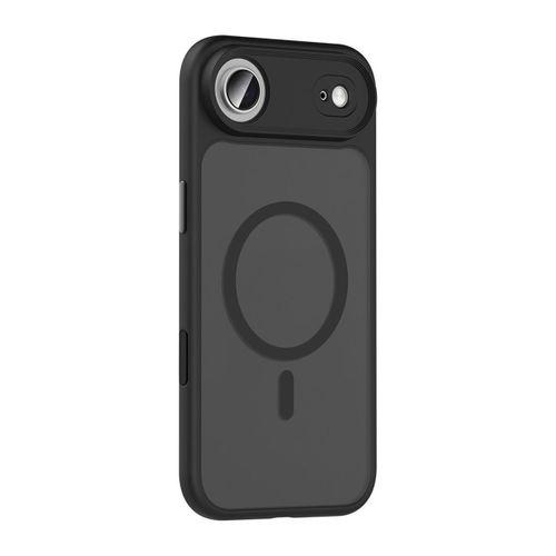 Apple iPhone 17 Air Kılıf Mat Arka Yüzey Wireless Şarj Özellikli Zore Flet M-safe Kapak