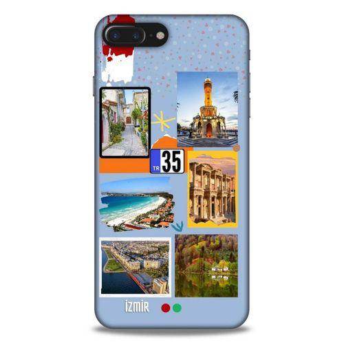 Lopard Apple Iphone 7 Plus Uyumlu Kılıf Şehirli ※ (35) İzmir Fit Design Kılıf