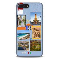 Lopard Apple Iphone 7 Plus Uyumlu Kılıf Şehirli ※ (35) İzmir Fit Design Kılıf