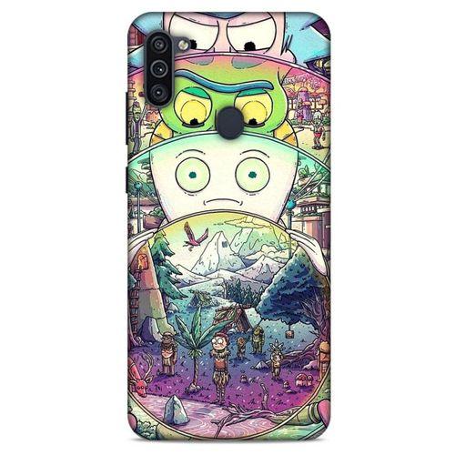 Samsung Galaxy M11 Uyumlu Kılıf Rick And Morty (48) Bumper Kılıf Decoy Jerrys