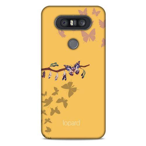 LG K41S - K51S Kılıf Kelebek Etkisi (46) Core Armor Kılıf Yeşil Sarı