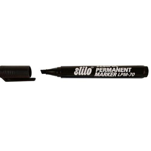 STİLO PERMANENT KALEM KESİK UÇ SİYAH
