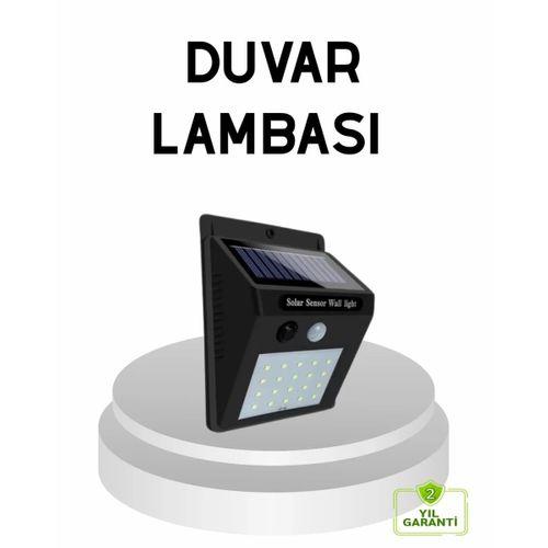 20 Led Güneş Paneli Aydınlatma – Fotoselli Ve Hareket Algılamalı Dış Mekan Duvar Lambası