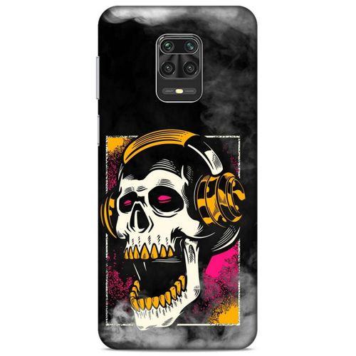 Lopard Xiaomi Redmi Note 9 Pro Uyumlu Kılıf Tattoo's (10) Full Koruma Kılıfı Turuncu