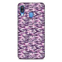 Kamuflaj 03 Samsung Galaxy A40 Kılıf Silikon Kapak