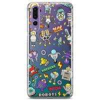Huawei P20 Pro Kılıf Android Arka Kapak Koruma Desenli Full Koruyucu