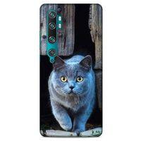 Lopard Xiaomi Mi Cc9 Pro Uyumlu Kılıf Kediler (48) Bumper Kılıf Duman