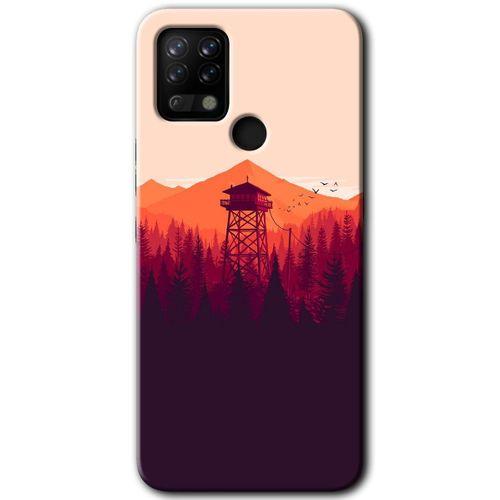 Tecno Pova Kılıf HD Desen Baskılı Arka Kapak - Gözlem Kulesi