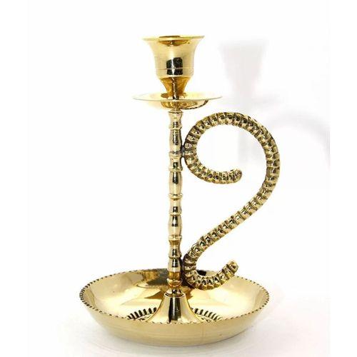 Tekli Pirinç Şamdan Model 1