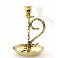 Tekli Pirinç Şamdan Model 1