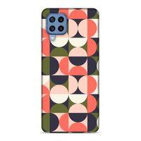 Samsung Galaxy M22 Uyumlu Kılıf Insomnia (42) Rugged Armor Kılıf Kare Daire