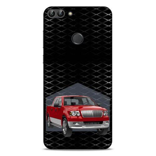 Lopard Huawei Psmart Uyumlu Kılıf PickUpX (19) Kılıfları Koyu Kırmızı