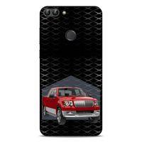 Lopard Huawei Psmart Uyumlu Kılıf PickUpX (19) Kılıfları Koyu Kırmızı