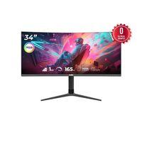 34 CUBE PA-34V165C VA 1MS 165HZ HDMI DP TYPE-C USB 2K WQHD 3440X1440 FREESYNC CURVED YUKSEKLIK AYARI VESA RGB SIYAH GAMI