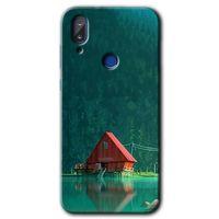 Vestel E5 Kılıf HD Desen Baskılı Arka Kapak - House In Woods + Kırılmaz Cam