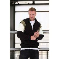 Oversize Erkek Kolları Garnili Selanik Örme Erkek Sweatshirt - Siyah