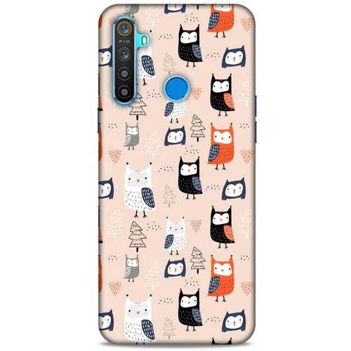 Baykuşlar (25) Desenli Silikon Kapak Telefon Kabı Oppo Realme 5i Kılıf