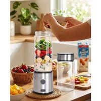 Taşınabilir Cam Blender 450 Ml 350 Ml Çift Hazneli Smoothie Blender