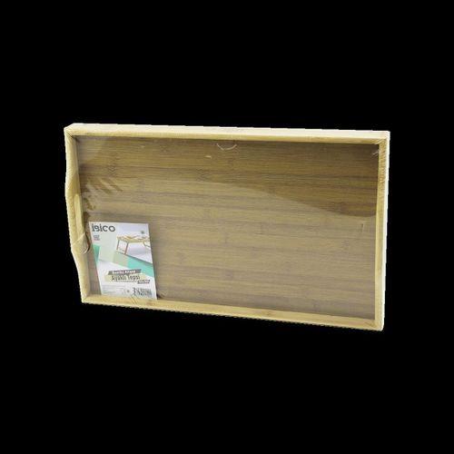 Bambu Dikdörtgen Sunum Tepsisi 50x30 cm Ayaklı