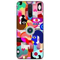 Lopard Xiaomi Redmi K30 Uyumlu Kılıf Soyut Sanat (21) Baskılı Koruyucu Kapak