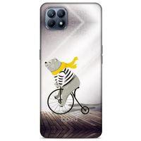 Huawei P40 Lite Kılıf FunnyMaX (11) Tam Koruma Kahve Ayı