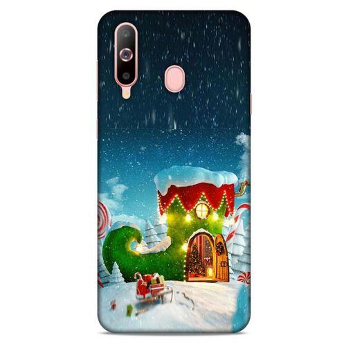 Samsung Galaxy A60 Kılıf Snowix (4) Koruma Kılıfı Yeşil Lacivert