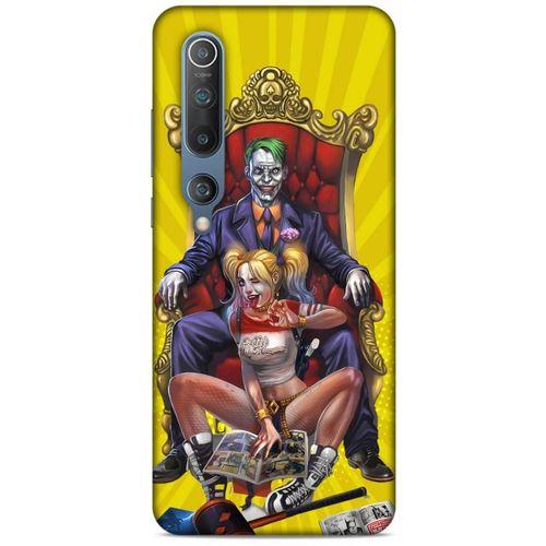 Xiaomi Mi 10 Uyumlu Kılıf Harley Quinn (36) Glitter Kılıf Lavanta mor