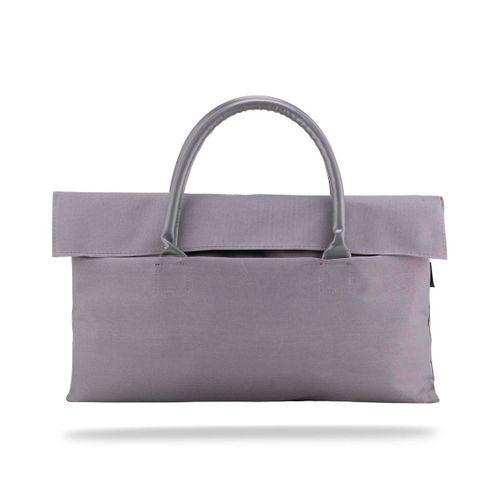 Classone BYN-EL004 WTXPro Su Geçirmez Kumaş 13-14 inch Bayan Laptop El Çantası- Tote Bag – Gri