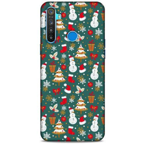 Yılbaşı Süsleri 44 Oppo Realme 5i Kılıf Silikon Kapak