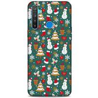 Yılbaşı Süsleri 44 Oppo Realme 5i Kılıf Silikon Kapak