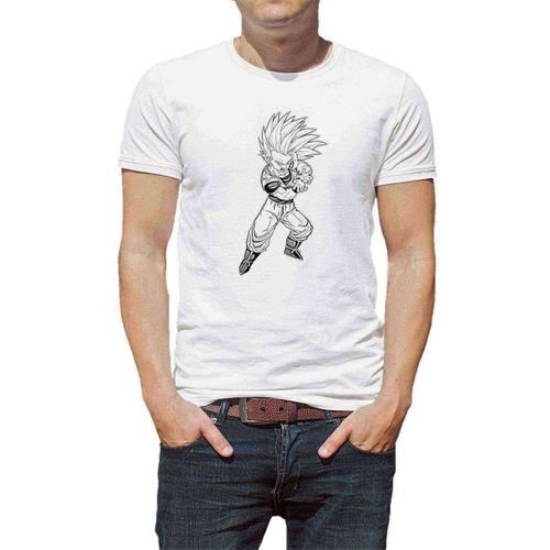 Dragon Ball Baskılı Beyaz Erkek Tshirt