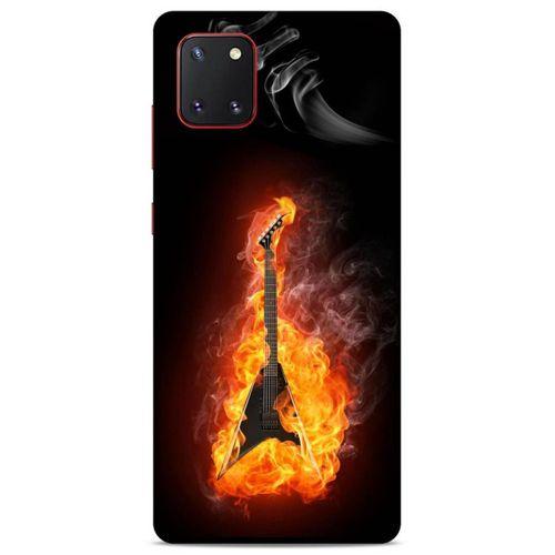 Lopard Samsung Galaxy Note 10 Lite Uyumlu Kılıf FireX (12) Koruyucu Silikon Elektro Gitar