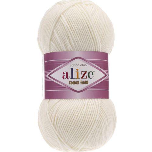 Alize Cotton Gold El Örgü İpi 62 Açık Krem