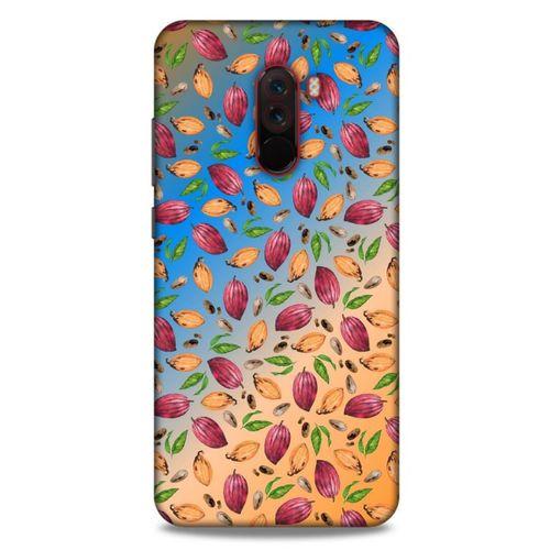 Frutix Kakao Çekirdeği 02 Xiaomi Pocophone F1 Kılıf Desenli Silikon