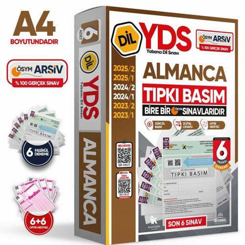 2026 YDS Almanca ÖSYM Tıpkı Basım Çıkmış Soru Deneme Paketi 6lı Fasikül SETİ