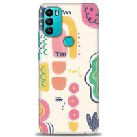General Mobile GM 21 Plus Kılıf HD Baskılı Kılıf - Çizim + Tam Ekran Koruyucu
