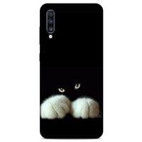 Lopard Samsung Galaxy A70 Uyumlu Kılıf Kediler (50) Shockproof Kılıf Patiler