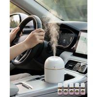 Mini Hava Nemlendirici 5 Esans Hediyeli Led Işıklı Sessiz Çalışan Aromaterapi Difüzörü