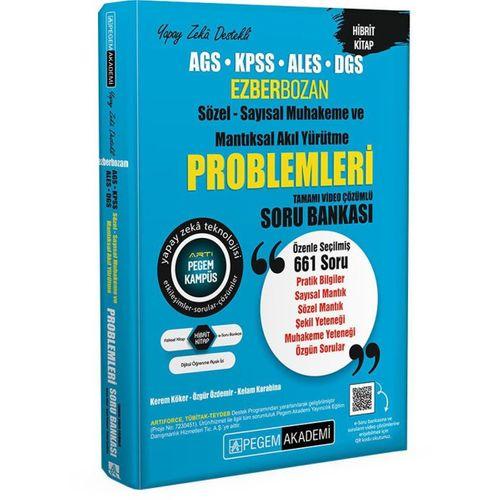 KPSS ALES DGS Ezberbozan Sözel Sayısal Muhakeme ve Mantıksal Akıl Yürütme Problemleri Soru Bankası Pegem Yayınları